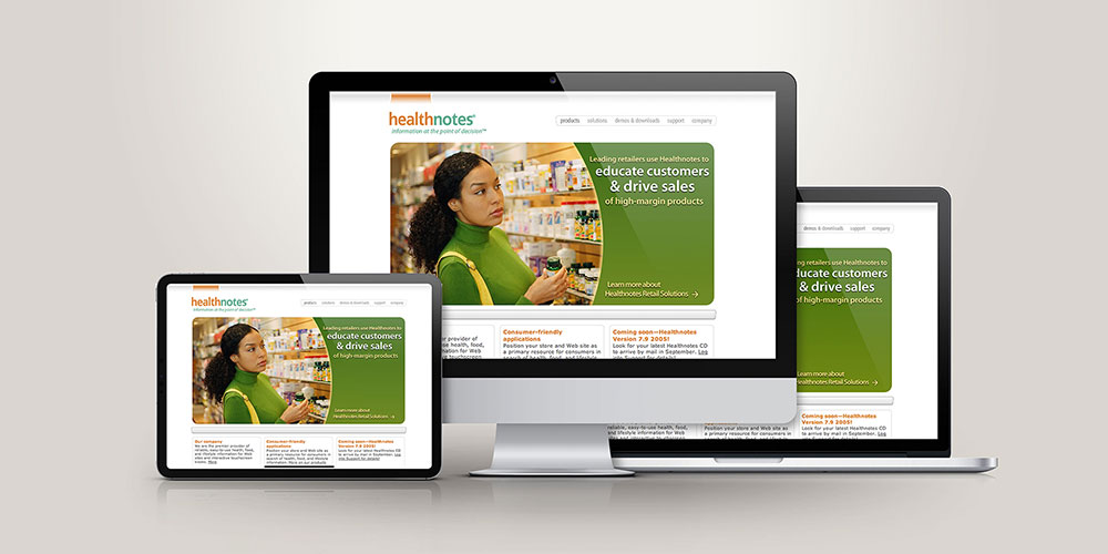 Healthnotes website