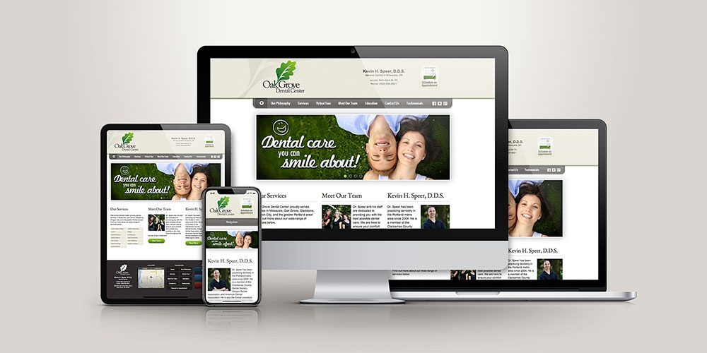 Oak Grove Dental Center responsive website
